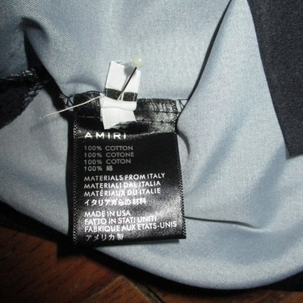 AMIRI Art District S/S B/F Shirt Sz L NWT - Picture 6 of 11